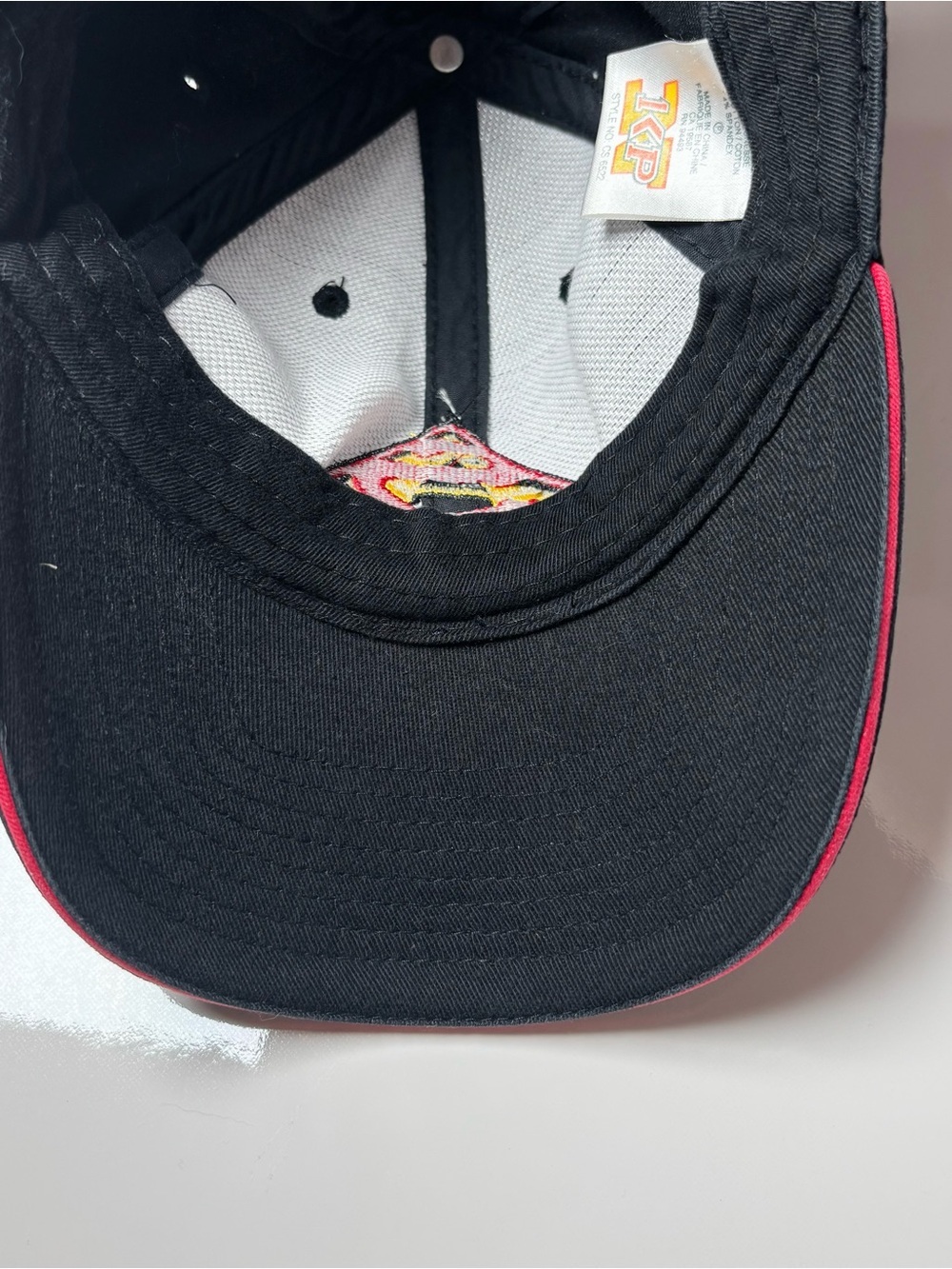 Akrospeed Embroidered Black Athletic Track Cap Superman Inspired Youth Boy - Picture 3 of 5